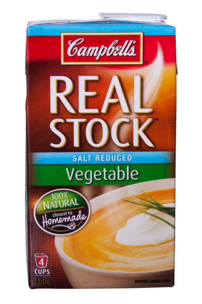 Campbell's Real Stock (Vegetable Salt Reduced)