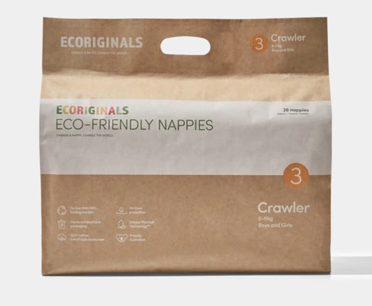 Eco-friendly Nappies Size 3 Crawler