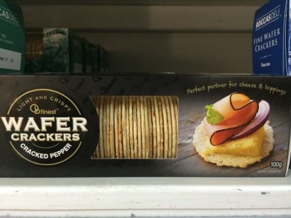 Cracked Pepper Wafer Crackers