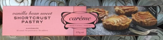 Vanilla Bean Sweet Shortcrust Pastry