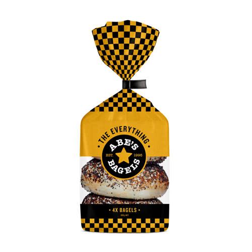 Abe's Real Bagels Everything 4 x 360g