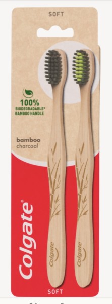 Bamboo Charcoal Toothbrush Soft