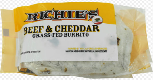 Beef & Cheddar Grass-fed Burrito