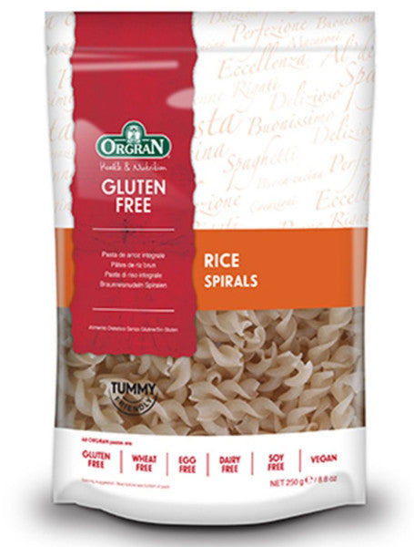 Gluten Free Vegan Rice Pasta Spirals