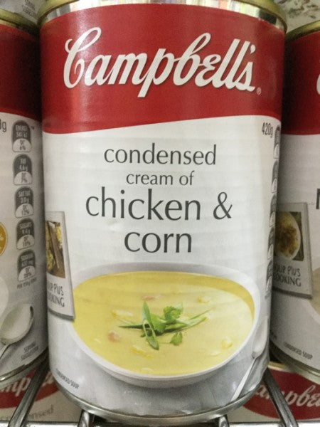 Condensed Cream Of Chicken & Corn Soup