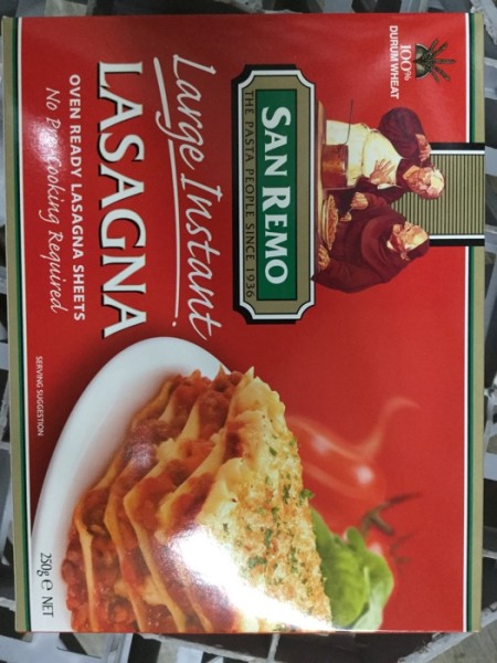 Large Instant Lasagna