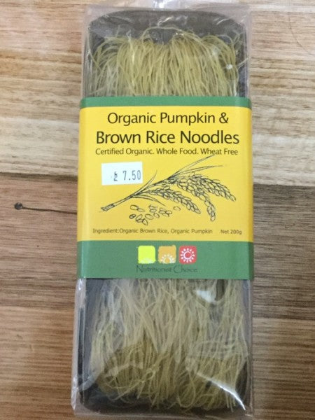 Organic Pumpkin & Brown Rice Noodles