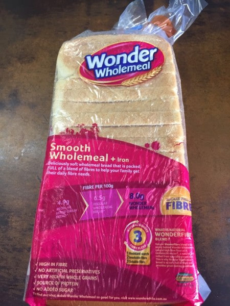 Wonder Wholemeal Bread