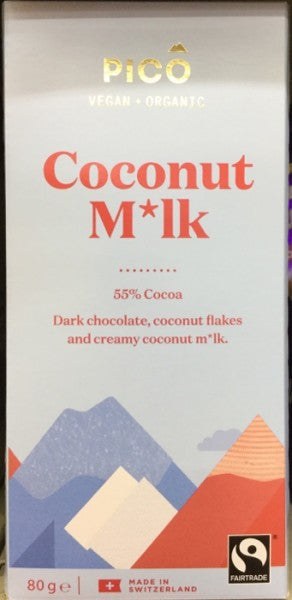 Dark Chocolate 55% Cocoa Coconut Milk