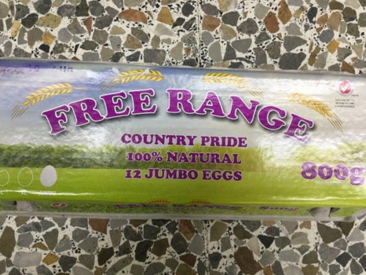 Free Range 12 Jumbo Eggs