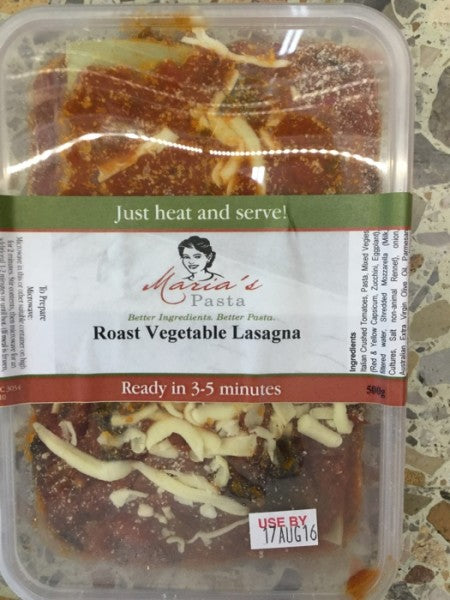 roast veg lasagne