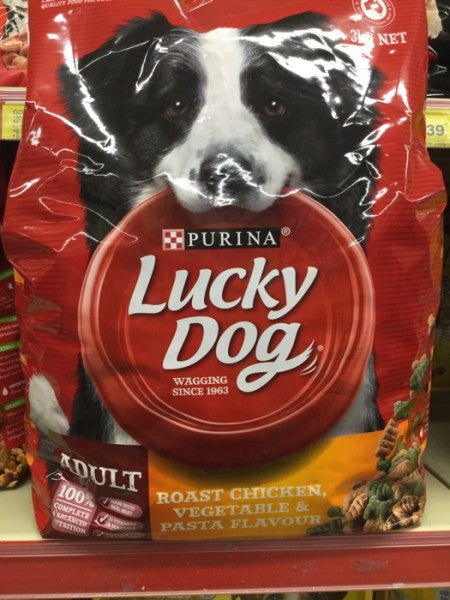 Lucky Dog  Adult Dry Food Roast Chicken  Vegetable & Pasta Flavour