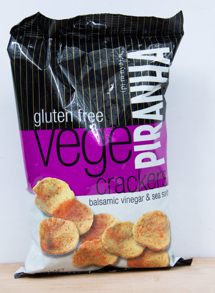 Gluten Free Vege Crackers Balsamic Vinegar & Sea Salt
