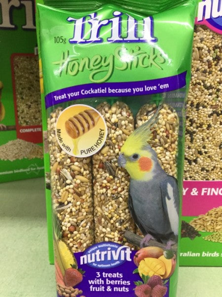Honey Sticks For Cockatiels