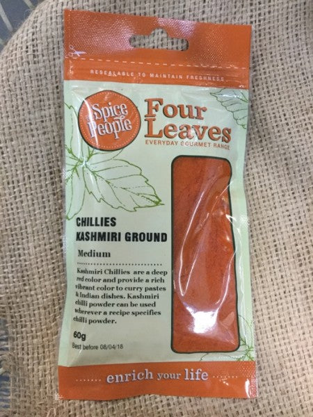 Four Leaves Chillies Kashmiri Ground Medium