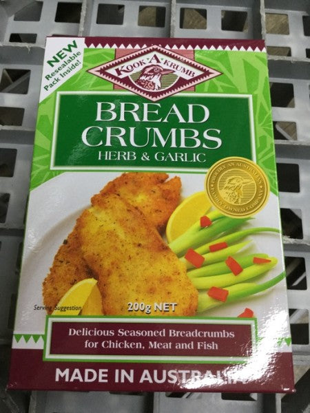 Bread Crumbs Herb & Garlic