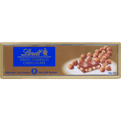 Lindt Gold Block Hazelnut 300g