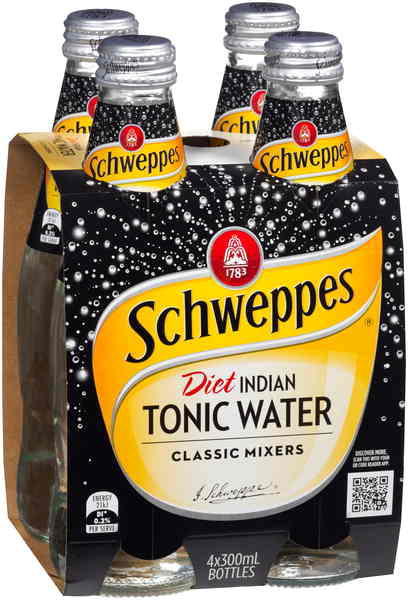 Schweppes Diet Indian Tonic Water 300ml X 4pk