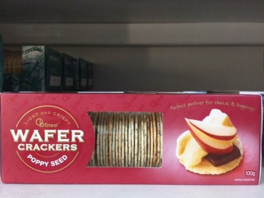 Poppy Seed Wafer Crackers