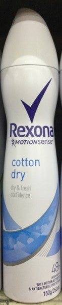 Motion Sense Cotton Dry 48hr Antiperspirant Spray For Women