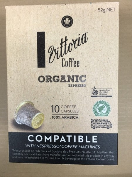 Organic Espresso Coffee Capsules