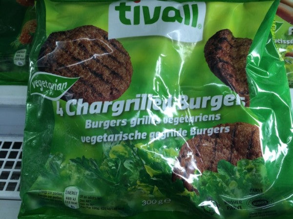 4 Vegetarian Chargrilled Burgers