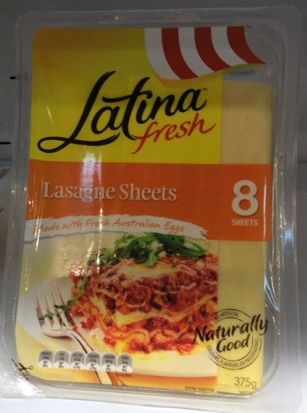 Fresh Instant Lasagne Sheets