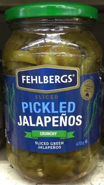 Crunchy Pickled Jalapeños Sliced