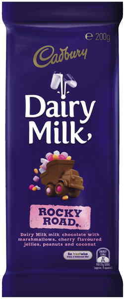 Dairy Milk Rocky Road Chocolate Block
