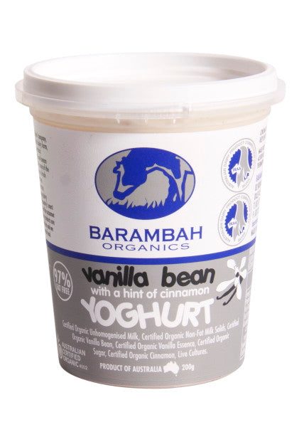 Lactose Free Vanilla Bean w/ A Hint Of Cinnamon Yoghurt