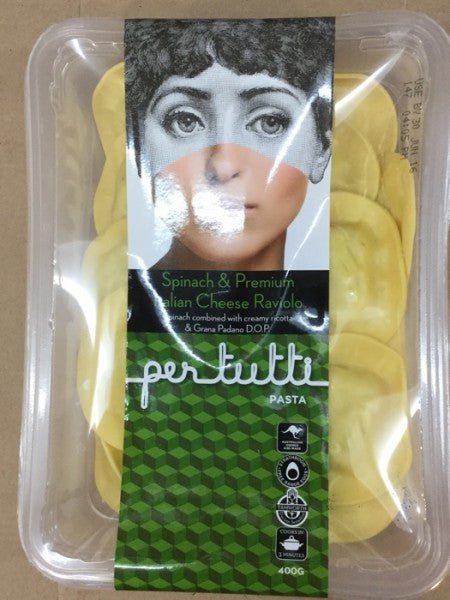 Spinach & Premium Italian Cheese Raviolo