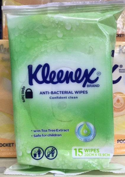 Anti-bacterial Wipes Travel Pack