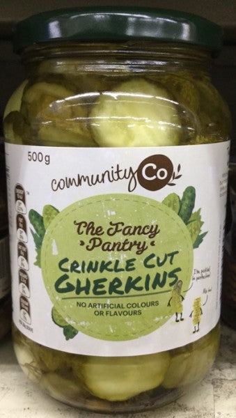 The Fancy Pantry Crinkle Cut Gherkins