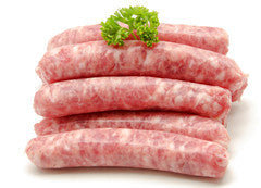 Gourmet Pork Chipolata Sausages GF