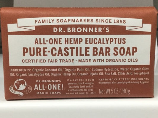 All One Hemp Eucalyptus Pure Castile Bar Soap