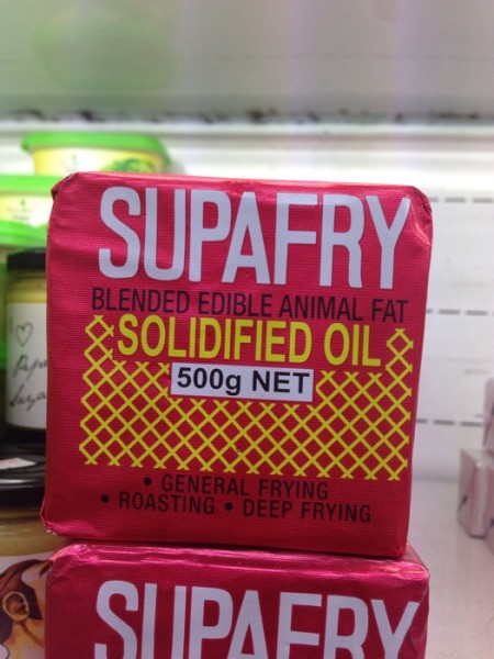 Blended Edible Animal Fat Solidified Oil