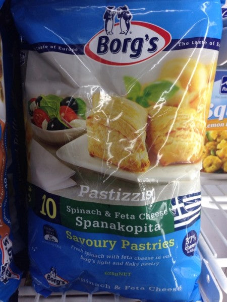 Pastizzis Spinach & Fetta Cheese Spanakopita Savoury Pastries