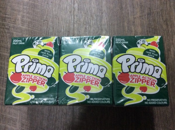 Prima Apple Action Zipper Fruit Drink