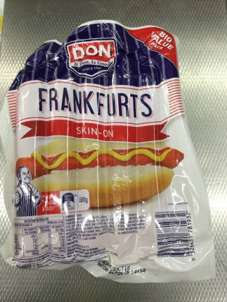 Frankfurts Skin-On