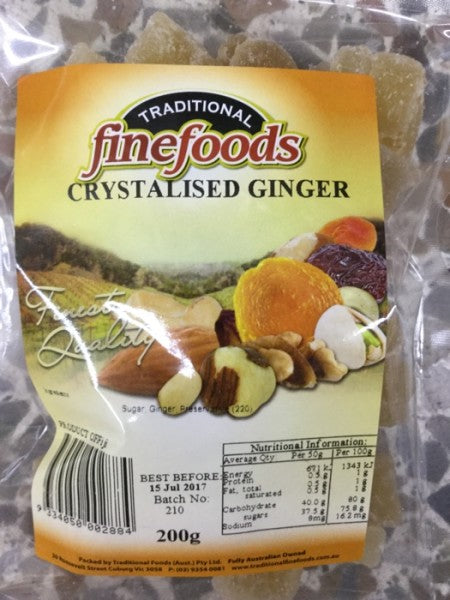 Crystalised Ginger
