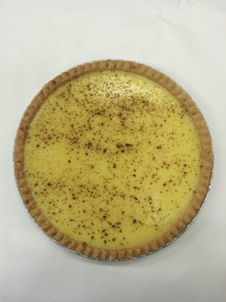 large custard tart