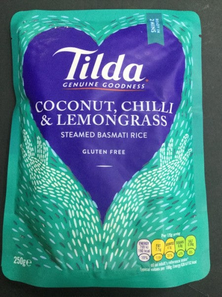 Coconut  Chilli & Lemongrass Steamed Basmati Rice