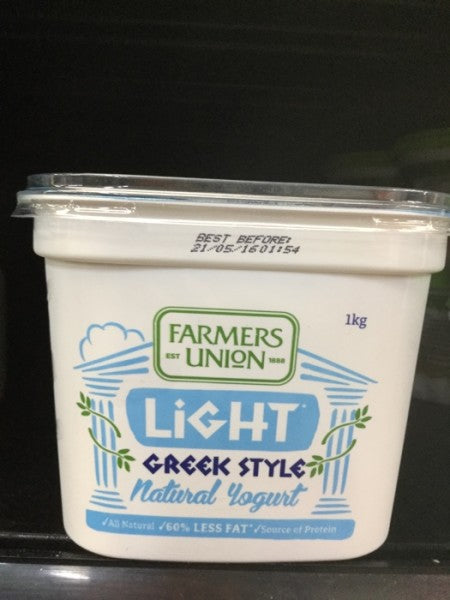 Light Greek Style Yoghurt
