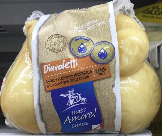 Smokey Mozzarella w/ Olive & Chilli Center