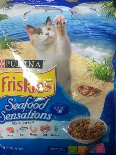 Friskies Seafood Sensations Dry Cat Food
