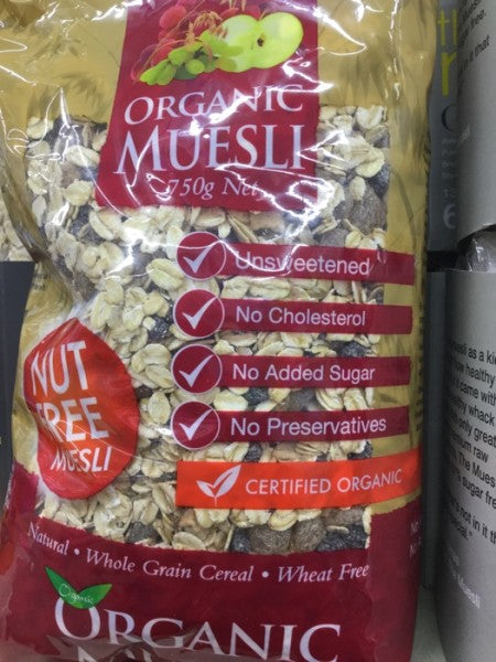 Organic Muesli Free Nut