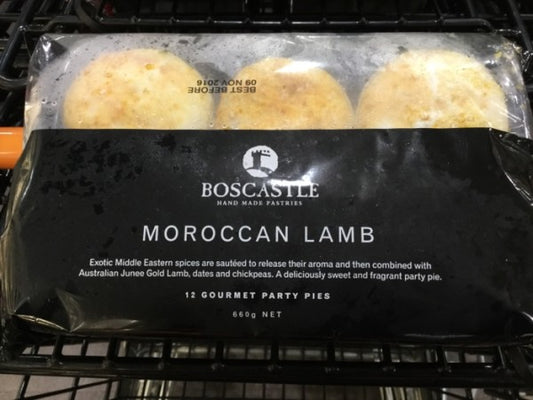 Boscastle Moroccan Lamb Party Pies