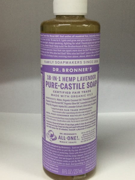 18 In 1 Hemp Lavender Pure Castile Soap