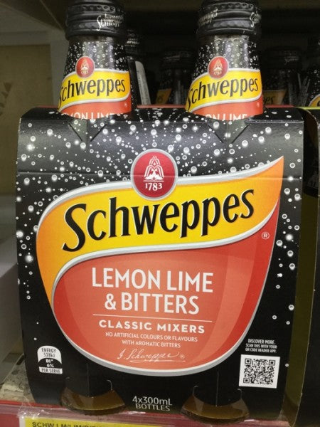Lemon Lime & Bitters 4pk