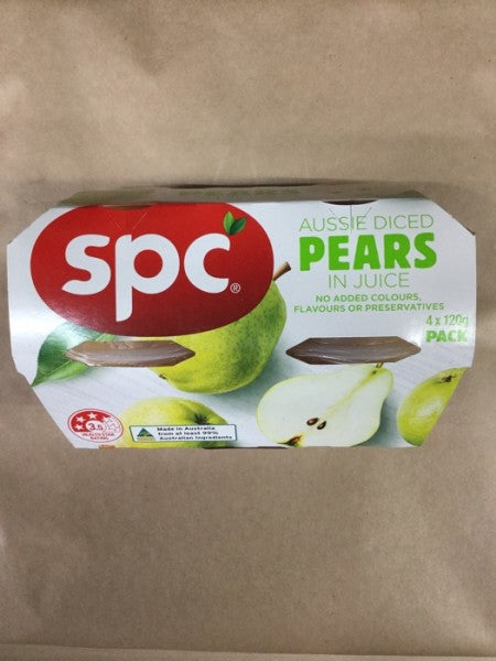 Aussie Diced Pears In Juice
